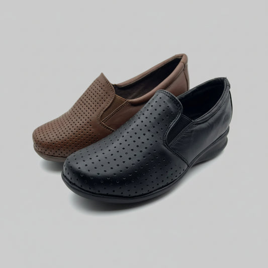 Zapato Dama Confort Ona | Piel de Borrego, Ligero y Antiderrapante.