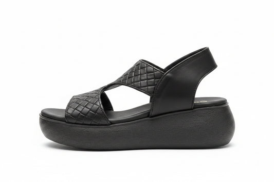 Huarache plataforma Dama Confort Luin | Piel de Borrego, Ligero y Antiderrapante