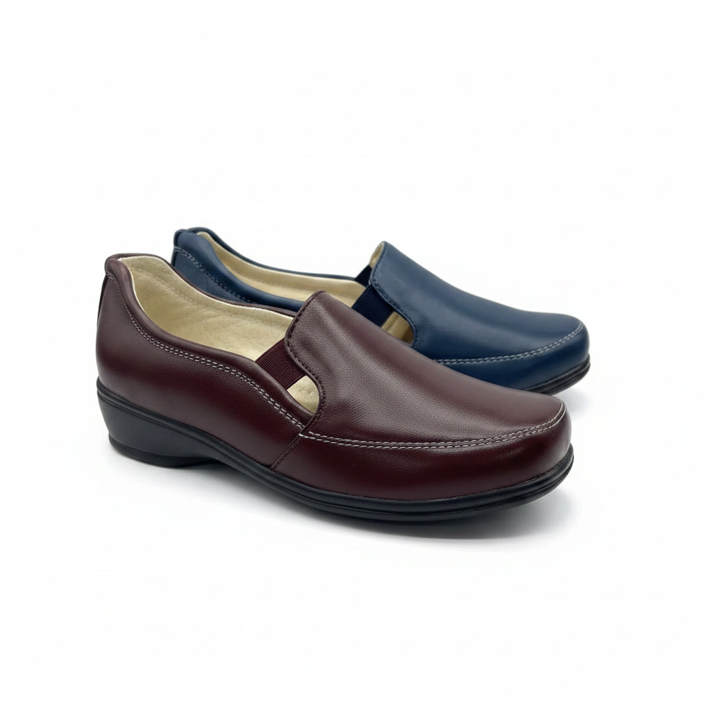 Zapato Dama Confort Aura | Piel de Borrego, Ligero y Antiderrapante.
