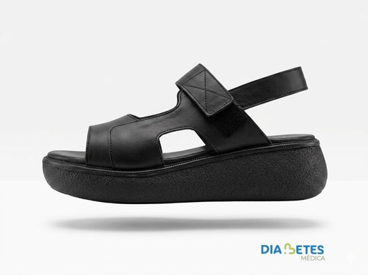 Huarache plataforma Dama Confort Lani | Piel de Borrego, Ligero y Antiderrapante