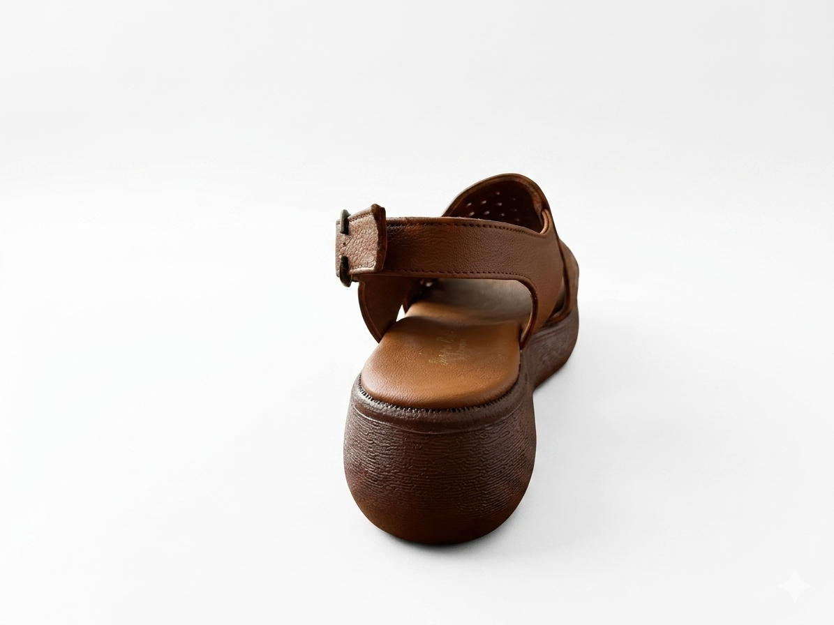 Huarache plataforma Dama Confort Lira | Piel de Borrego, Ligero y Antiderrapante