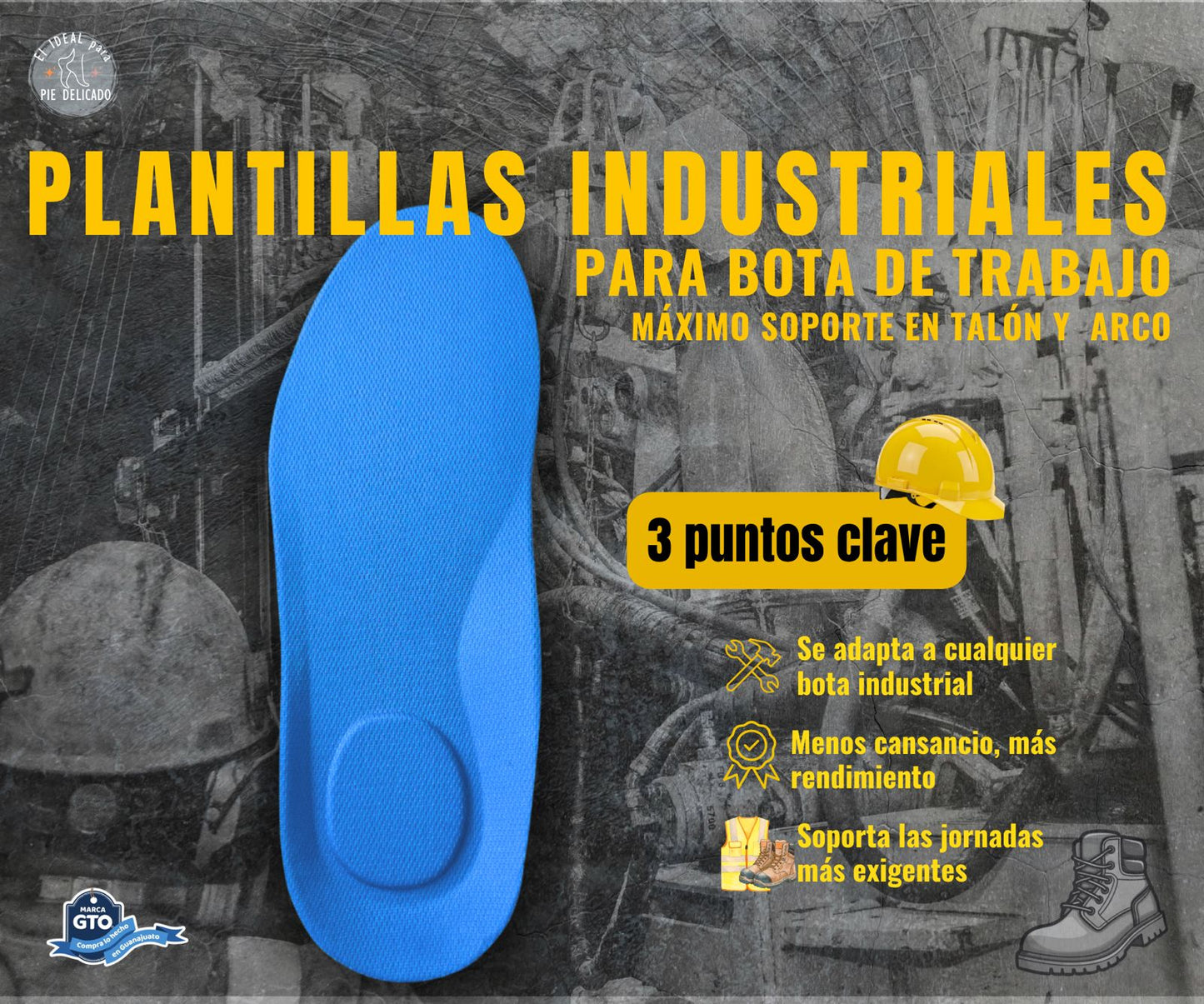 Plantillas Industriales Ergonómicas de Poliuretano — Máxima Comodidad y Durabilidad